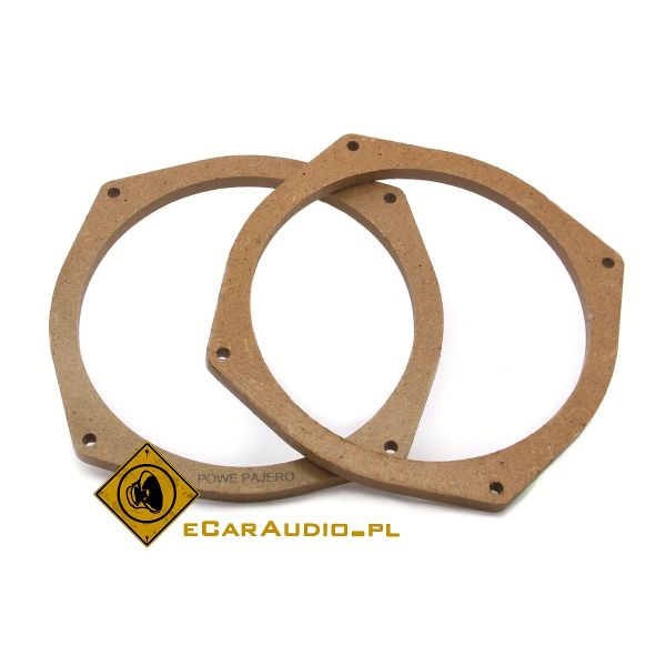 Dystanse głośnikowe z MDF D35 - Mitsubishi Pajero,  Lancer, Carisma, Galant, Colt 3d (96 -> 03) tył