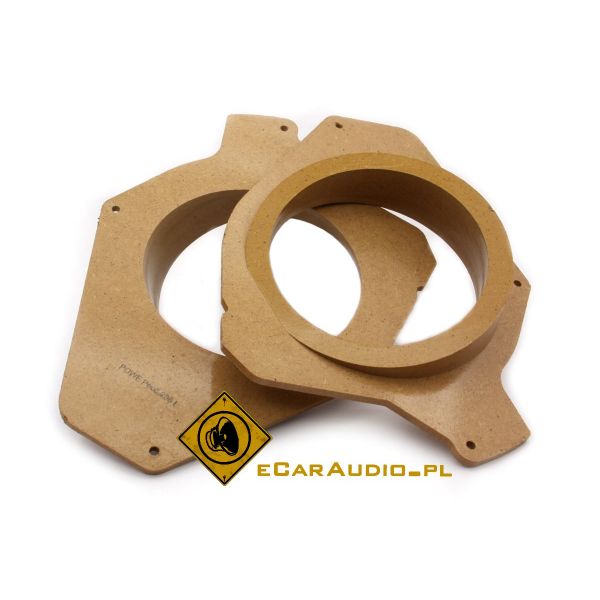 Dystanse głośnikowe z MDF D54 - Peugeot 206