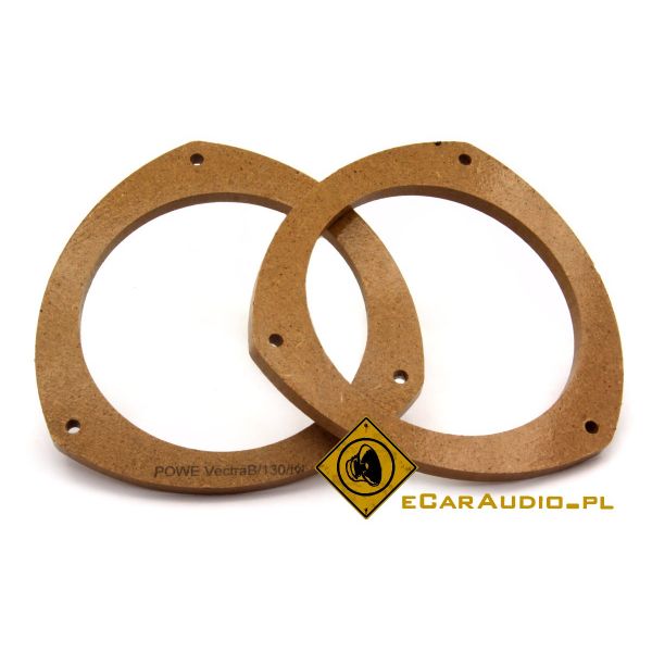Dystanse głośnikowe z MDF D69 - Opel Vectra B 130 mm tył