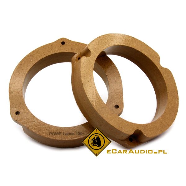 Dystanse głośnikowe z MDF D67 - Daewoo Lanos na głośniki 130 mm