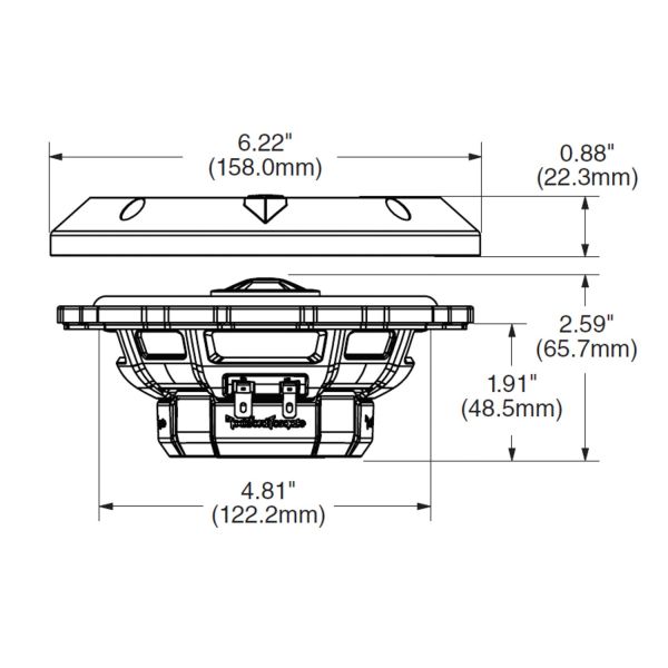 Rockford Fosgate P152 - głośniki dwudrożne