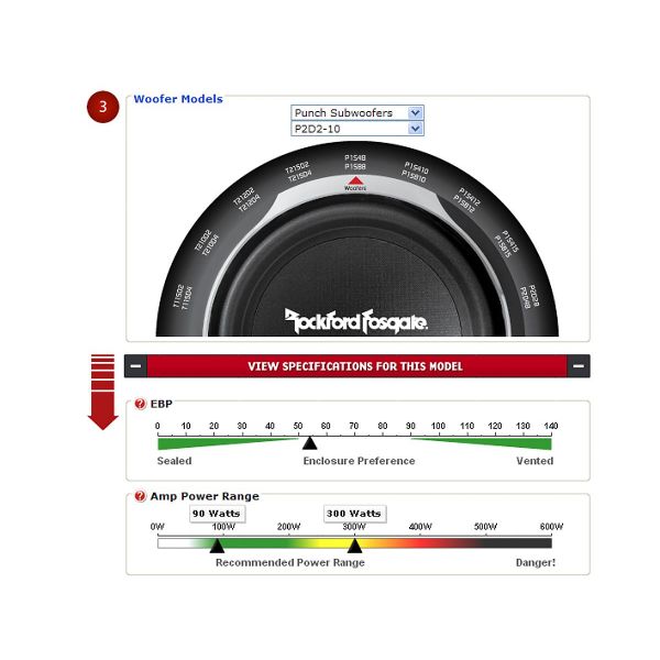 Rockford Fosgate P2D2-10 - subwoofer