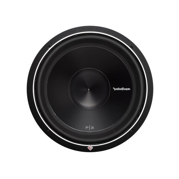 Rockford Fosgate P3D4-15 - subwoofer, średnica 15 cali - 38 cm, moc 600 Wat RMS, Impedancja 2x4 Ohm