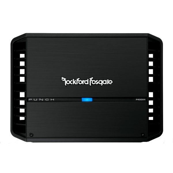 Rockford Fosgate P400X4 - wzmacniacz czterokanałowy, moc RMS 4x50 Wat przy 4 Ohm
