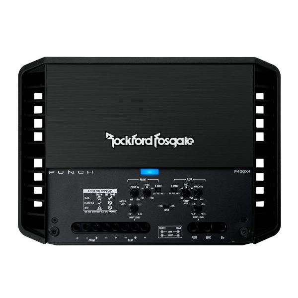 Rockford Fosgate P400X4 - wzmacniacz czterokanałowy, moc RMS 4x50 Wat przy 4 Ohm