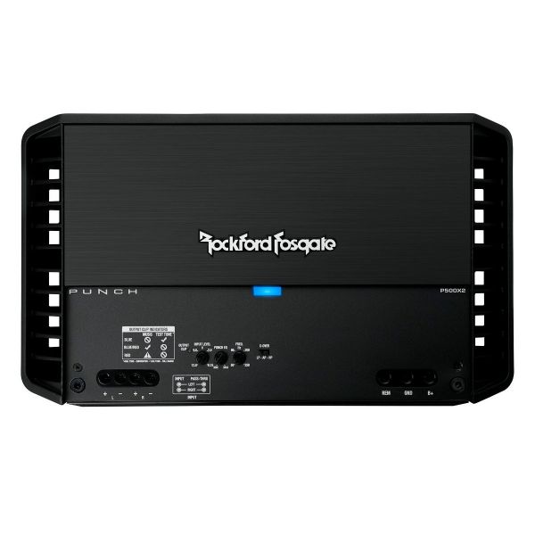 Rockford Fosgate P500X2 - wzmacniacz dwukanałowy, moc RMS 2x150 Wat przy 4 Ohm