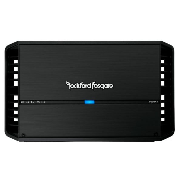 Rockford Fosgate P600X4 - wzmacniacz czterokanałowy, moc RMS 4x75 Wat przy 4 Ohm