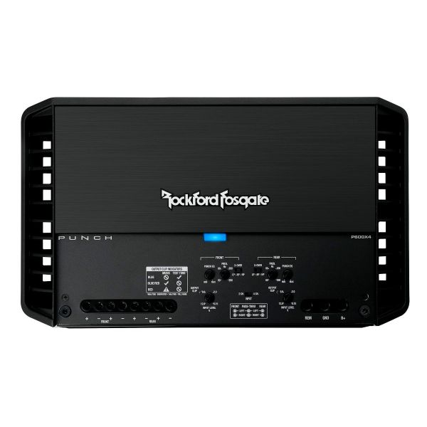 Rockford Fosgate P600X4 - wzmacniacz czterokanałowy, moc RMS 4x75 Wat przy 4 Ohm