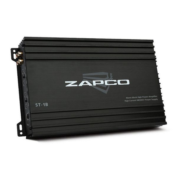 Zapco ST-1B- wzmacniacz monofoniczny, moc RMS 1x300 Wat przy 2 Ohm