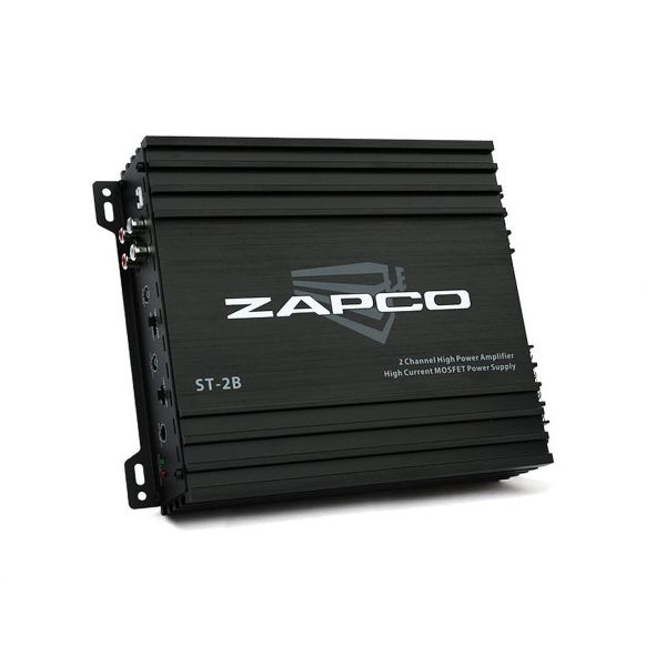 Zapco ST-2B - wzmacniacz dwukanałowy, moc RMS 2x65 Wat przy 4 Ohm