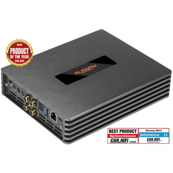 Musway M6v4-24V-512K  - wzmacniacz samochodowy z DSP